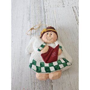 Eddie Angel Green Liberian book ornament star Xmas tree